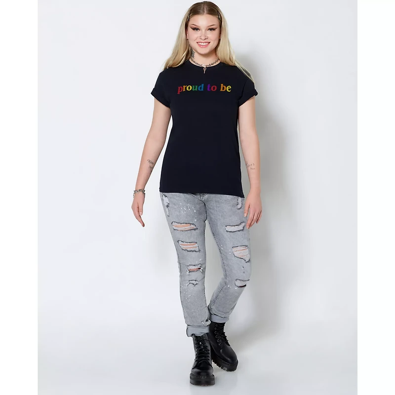 Rainbow Proud To Be T Shirt