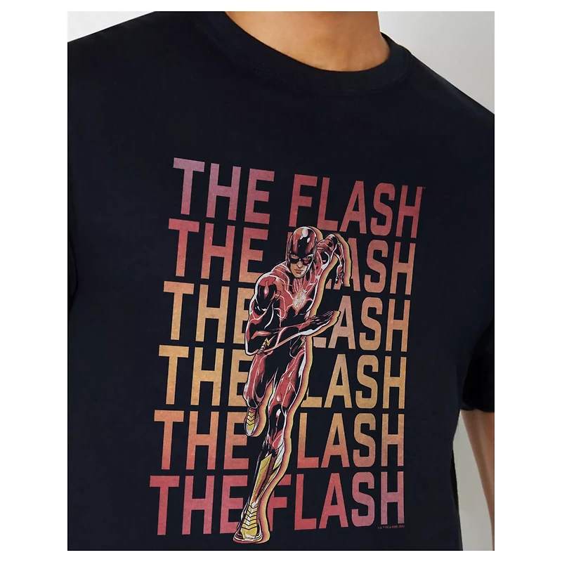 Repeating Logo T Shirt - The Flash