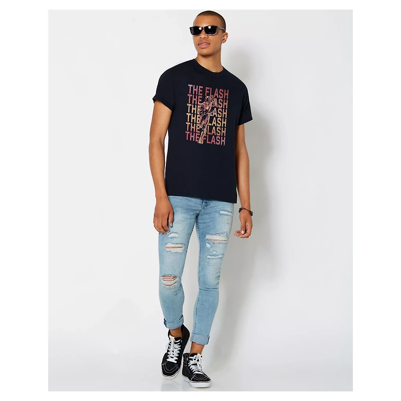 Repeating Logo T Shirt - The Flash