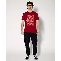 Stacked Superhero Logo T Shirt - The Flash