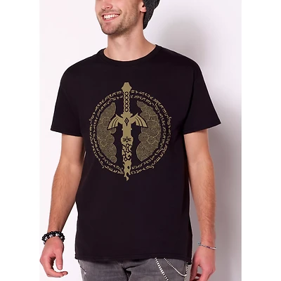 Black Master Sword T Shirt - Nintendo