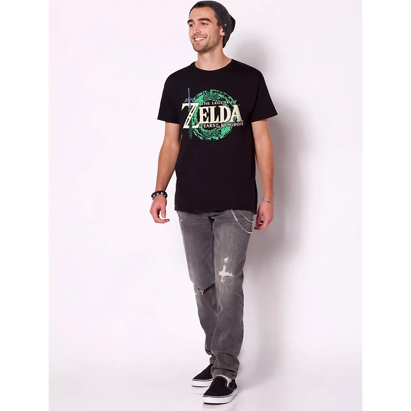 The Legend of Zelda Tears of the Kingdom Logo T Shirt - Nintendo