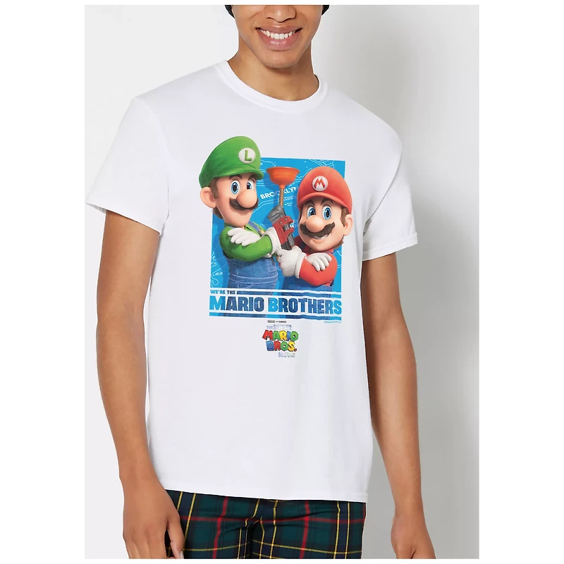 The Mario Brothers T Shirt - Super Movie