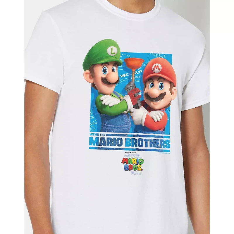The Mario Brothers T Shirt - Super Movie