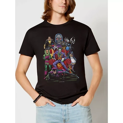 DC Villain Team T Shirt - Warner Bros. 100