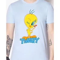 Blue Cutie Tweety T Shirt - Looney Tunes
