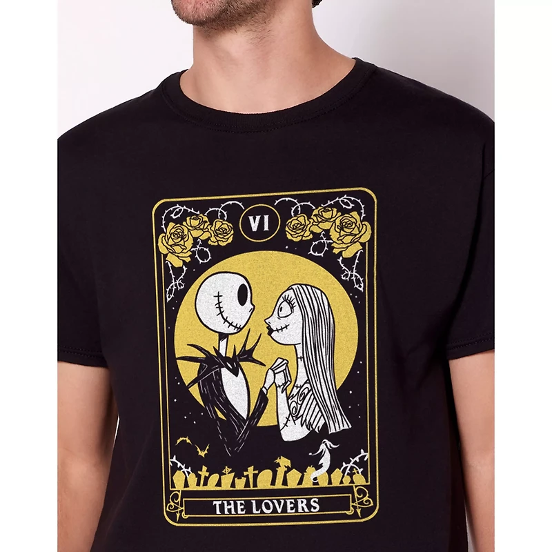Jack Skellington and Sally Tarot T Shirt - The Nightmare Before Christmas
