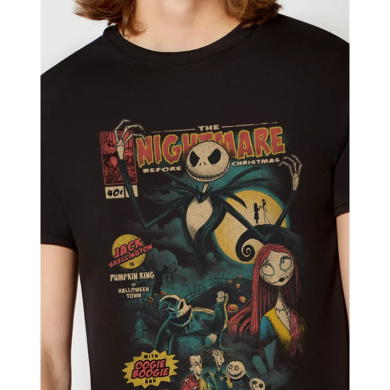 The Nightmare Before Christmas Comic Book T Shirt