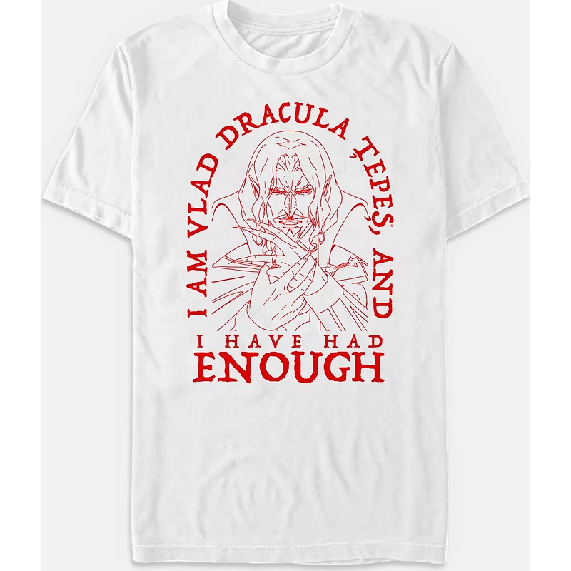 Vlad Dracula Tepes Had Enough T Shirt - Castlevania