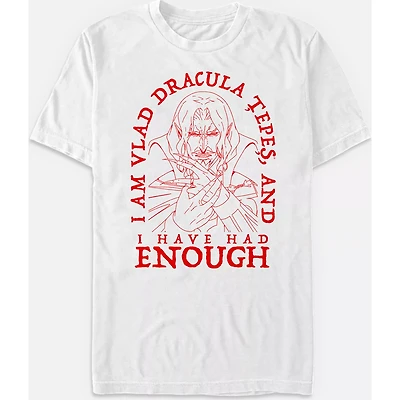 Vlad Dracula Tepes Had Enough T Shirt - Castlevania