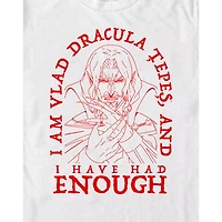 Vlad Dracula Tepes Had Enough T Shirt - Castlevania