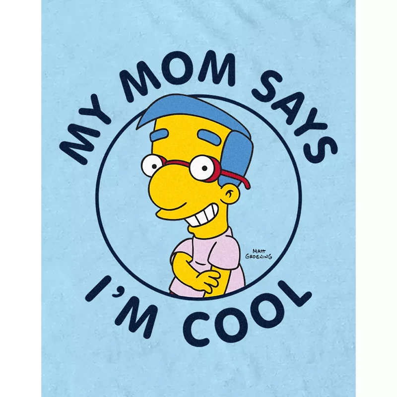 My Mom Says I'm Cool Milhouse T Shirt - The Simpsons