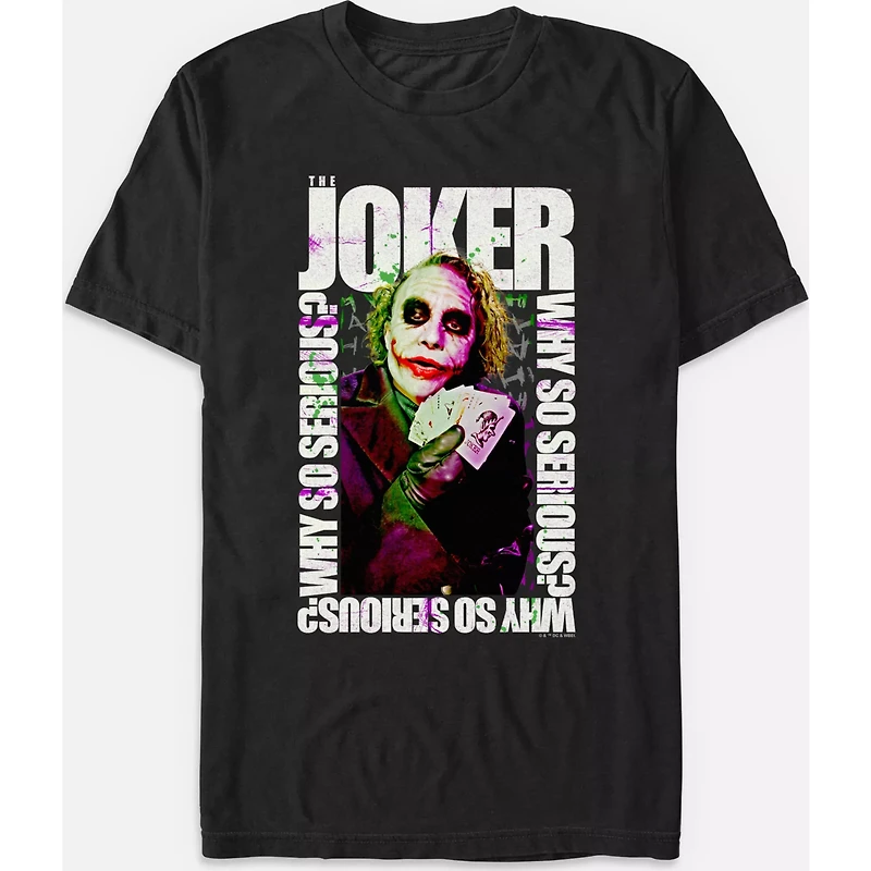 The Joker Why So Serious T Shirt - Dark Knight
