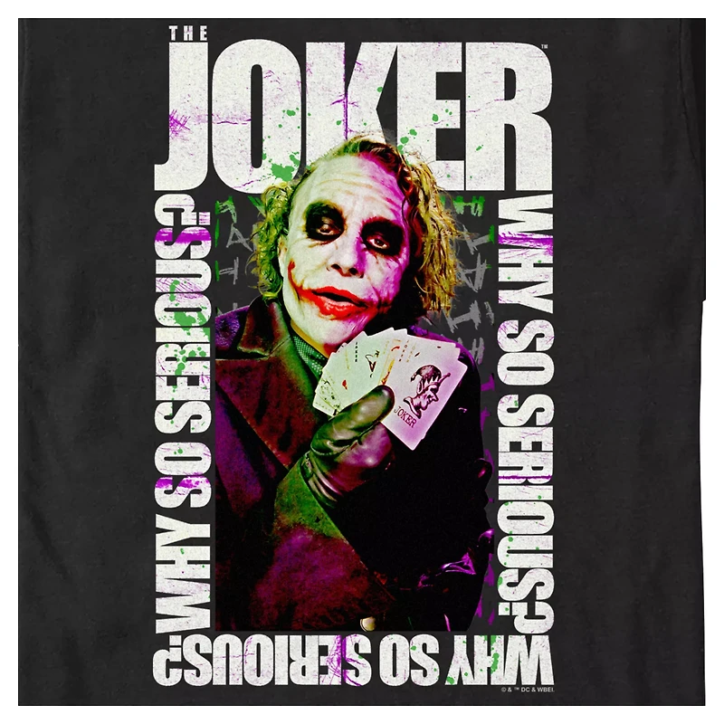 The Joker Why So Serious T Shirt - Dark Knight