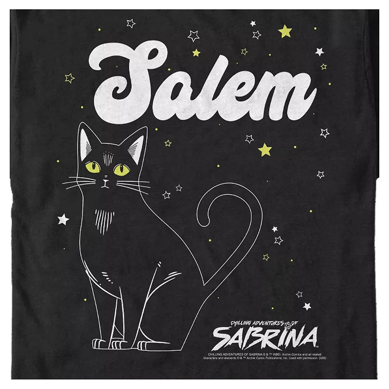 Salem the Cat T Shirt - Chilling Adventures of Sabrina