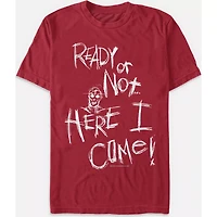 Ready Or Not Here I Come T Shirt - A Nightmare on Elm Street
