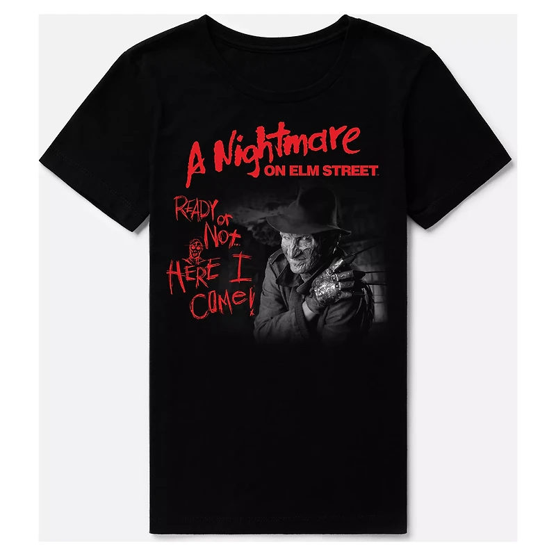 Ready or Not Freddy T Shirt - A Nightmare on Elm Street
