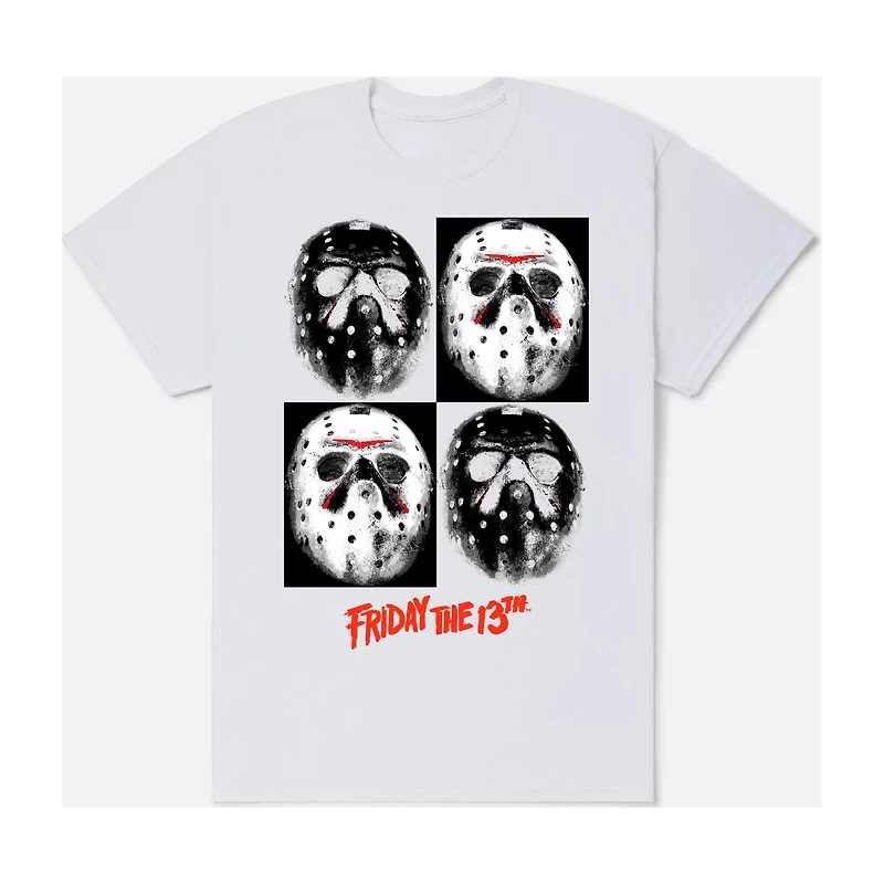 Jason Voorhees Mask Quadrant T Shirt - Friday the 13th