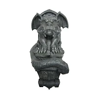 Winged Gargoyle Bust Statue