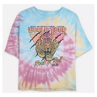 Tie Dye World Tour Cropped T Shirt