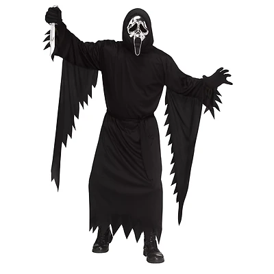 Adult Chrome Ghost Face Costume