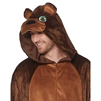 Adult Bear Jumpsuit Costume