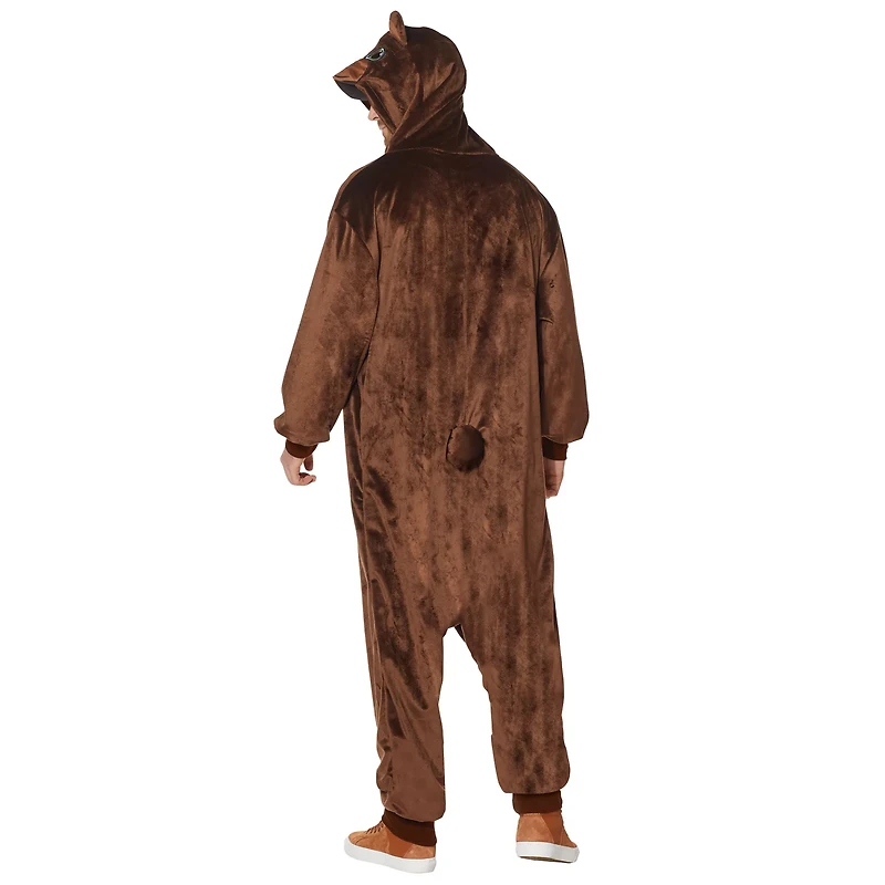 Adult Bear Jumpsuit Costume