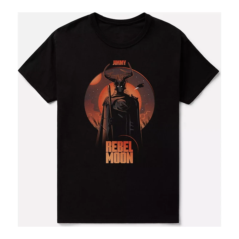 Black and Orange Jimmy T Shirt - Rebel Moon