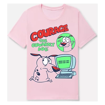 What Do I T Shirt - Courage the Cowardly Dog