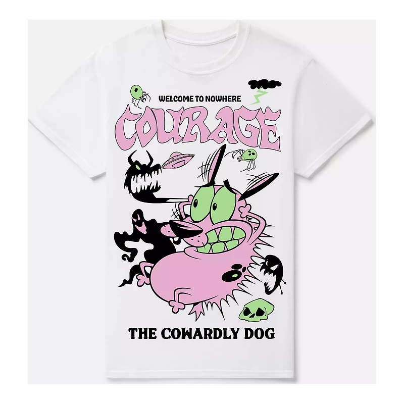 Nowhere Monsters T Shirt - Courage the Cowardly Dog