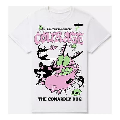 Nowhere Monsters T Shirt - Courage the Cowardly Dog