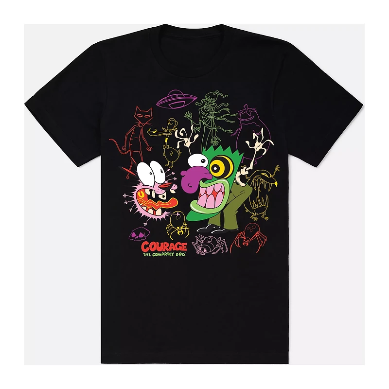 Ooga Booga T Shirt - Courage the Cowardly Dog