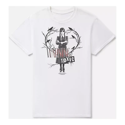 Warning Toxic T Shirt - Wednesday