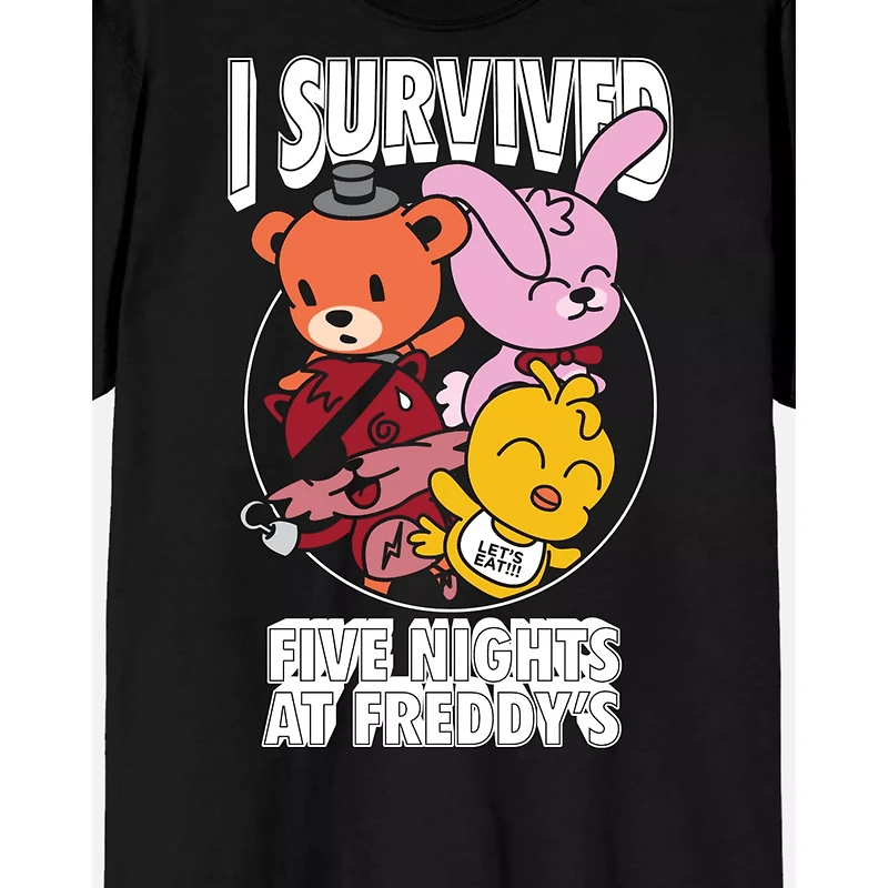 I Survived T Shirt - Five Night's at Freddy's