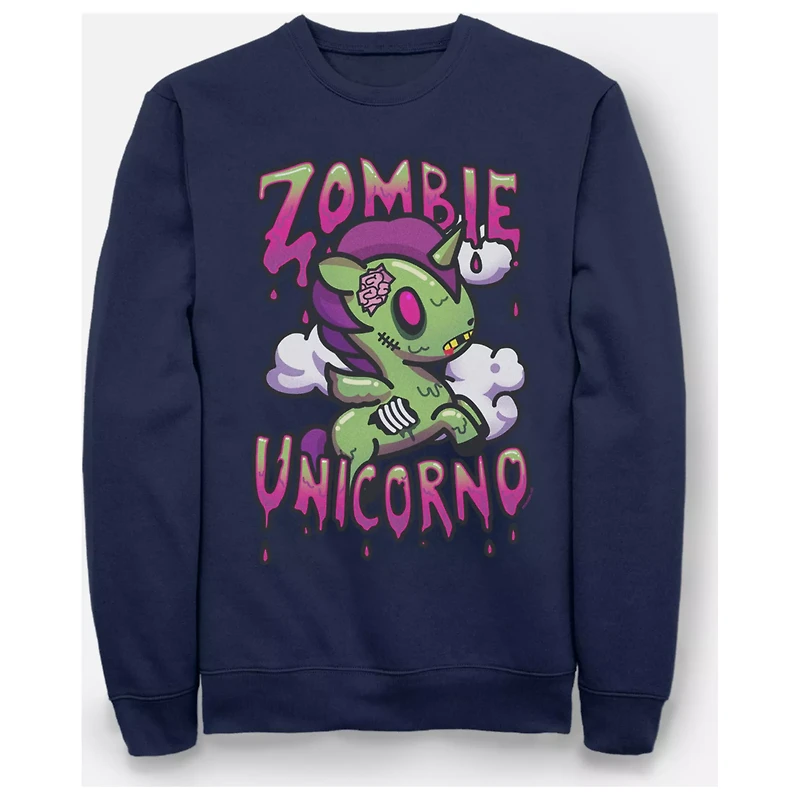 Zombie Unicorn Crewneck Sweatshirt