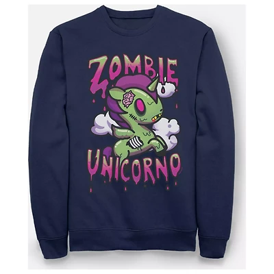 Zombie Unicorn Crewneck Sweatshirt