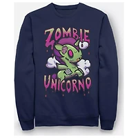 Zombie Unicorn Crewneck Sweatshirt