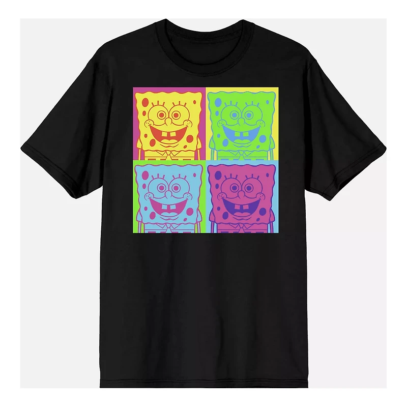 SpongeBob SquarePants Neon Squares T Shirt