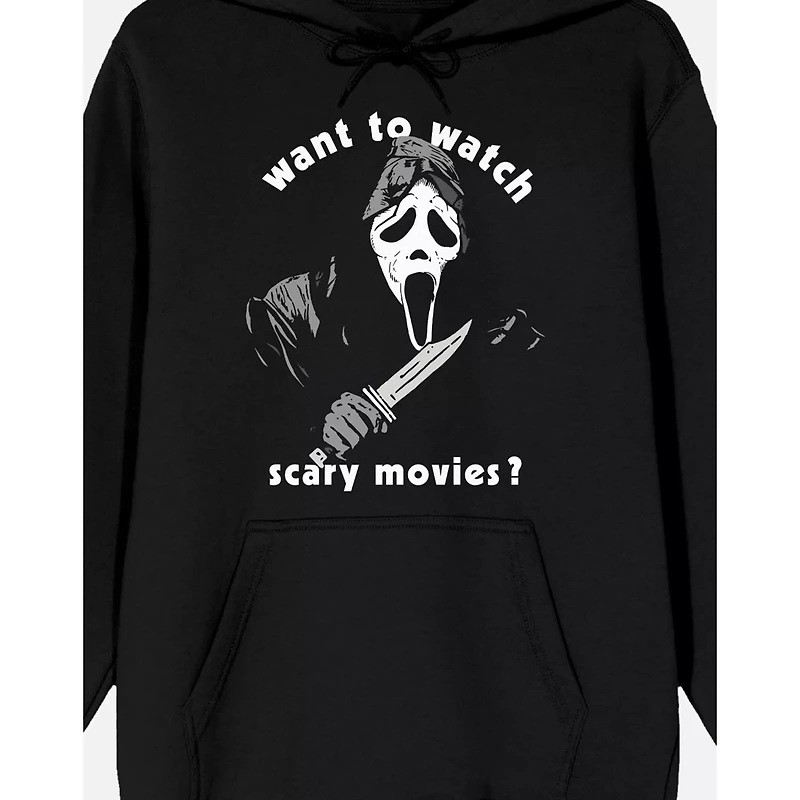Ghost Face Want to Watch Scary Movies Hoodie