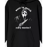 Ghost Face Want to Watch Scary Movies Hoodie