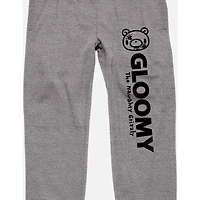 Gloomy Bear Logo Jogger Pants Gray