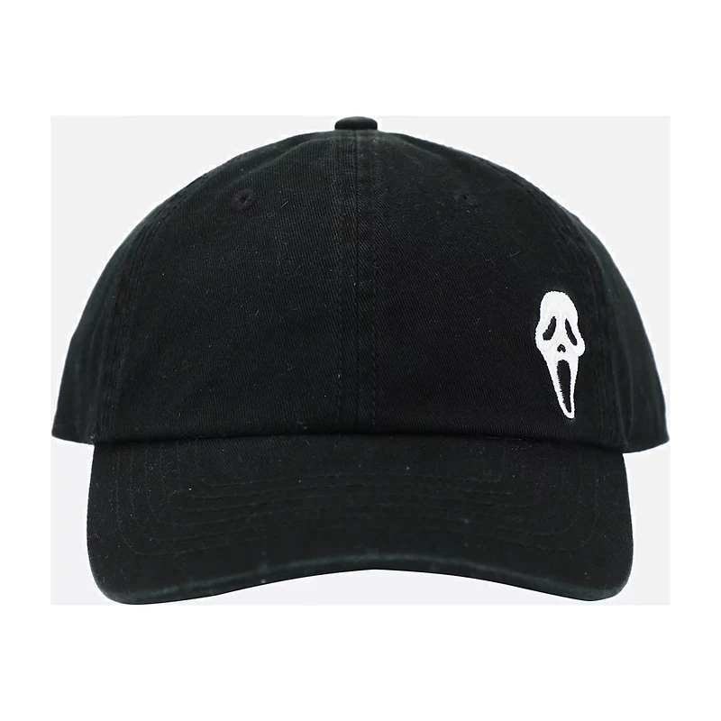 Black Ghost Face Icon Dad Hat