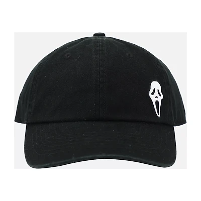 Black Ghost Face Icon Dad Hat