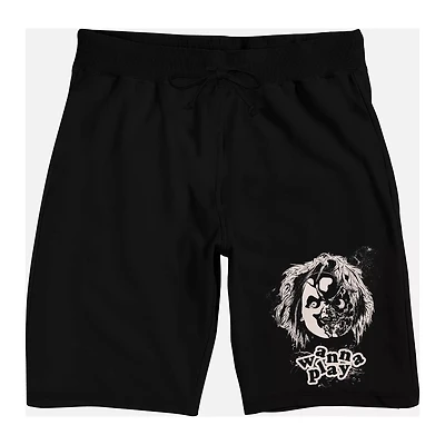 Black Wanna Play with Chucky Shorts