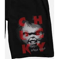 Black Horror Chucky Shorts