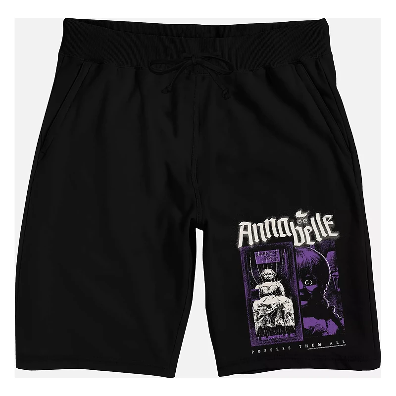 Black Possess Them All Shorts - Annabelle
