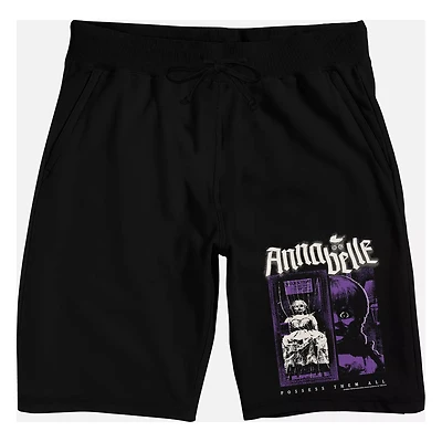 Black Possess Them All Shorts - Annabelle