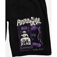Black Possess Them All Shorts - Annabelle