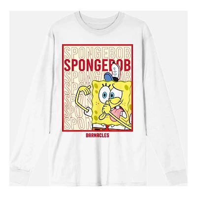 Smelly Barnacles Long Sleeve T Shirt - SpongeBob SquarePants