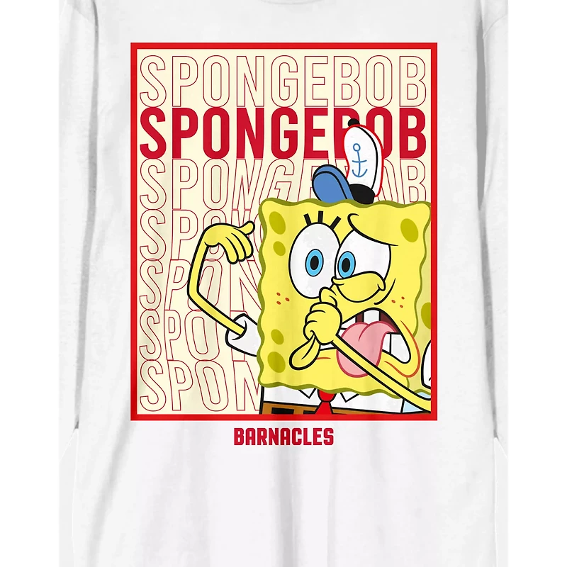 Smelly Barnacles Long Sleeve T Shirt - SpongeBob SquarePants